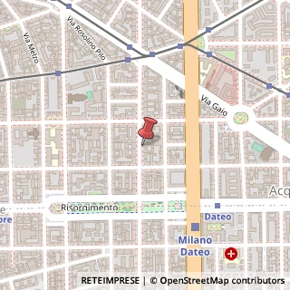 Mappa Via Castel Morrone, 10, 20129 Milano, Milano (Lombardia)