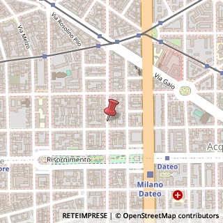 Mappa Via Castel Morrone,  9, 20129 Milano, Milano (Lombardia)
