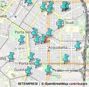 Mappa Via Castel Morrone, 20129 Milano MI, Italia (1.167)