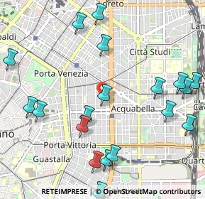 Mappa Via Castel Morrone, 20129 Milano MI, Italia (1.3125)