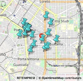 Mappa Via Castel Morrone, 20129 Milano MI, Italia (0.7285)