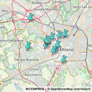 Mappa Via Saverio Altamura, 20148 Milano MI, Italia (2.3475)