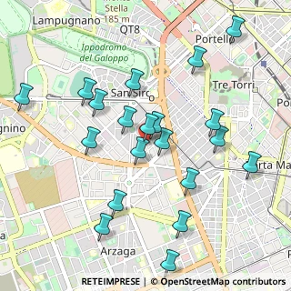 Mappa Via Saverio Altamura, 20148 Milano MI, Italia (1.0265)