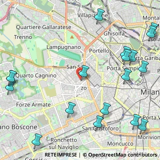 Mappa Via Saverio Altamura, 20148 Milano MI, Italia (3.16278)