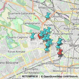 Mappa Via Saverio Altamura, 20148 Milano MI, Italia (1.492)