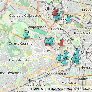 Mappa Via Saverio Altamura, 20148 Milano MI, Italia (2.134)