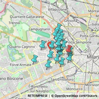 Mappa Via Saverio Altamura, 20148 Milano MI, Italia (1.192)
