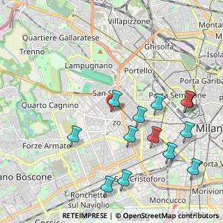 Mappa Via Saverio Altamura, 20148 Milano MI, Italia (2.35615)