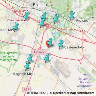 Mappa Via Guglielmo Marconi, 25010 Borgosatollo BS, Italia (4.31273)