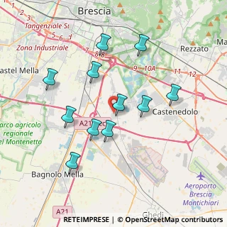Mappa Via Guglielmo Marconi, 25010 Borgosatollo BS, Italia (3.51091)