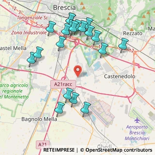 Mappa Via Guglielmo Marconi, 25010 Borgosatollo BS, Italia (4.591)