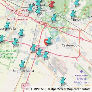 Mappa Via Guglielmo Marconi, 25010 Borgosatollo BS, Italia (6.119)