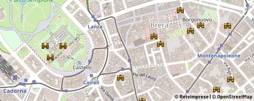 Mappa Milano