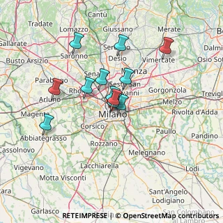Mappa Via Giuseppe Sacchi, 20121 Milano MI, Italia (10.8175)