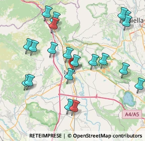 Mappa Via Cardinale Fietta, 10015 Ivrea TO, Italia (9.036)