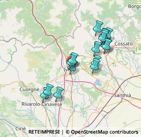 Mappa Via Cardinale Fietta, 10015 Ivrea TO, Italia (13.02938)