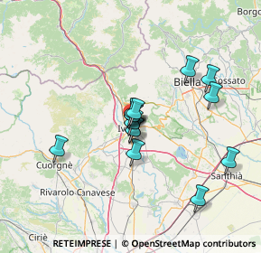 Mappa Via Cardinale Fietta, 10015 Ivrea TO, Italia (10.63)