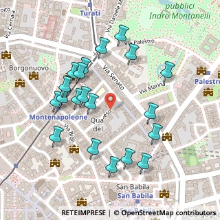 Mappa Via Gesù, 20121 Milano MI, Italia (0.248)