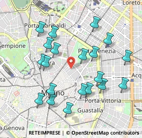 Mappa Via Gesù, 20121 Milano MI, Italia (0.9965)