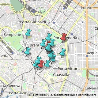 Mappa Via Gesù, 20121 Milano MI, Italia (0.614)