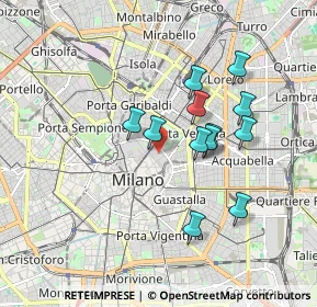 Mappa Via Gesù, 20121 Milano MI, Italia (1.51583)