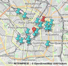 Mappa Via Gesù, 20121 Milano MI, Italia (1.49294)