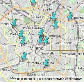 Mappa Via Gesù, 20121 Milano MI, Italia (1.9475)