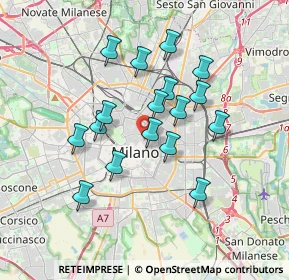 Mappa Via Gesù, 20121 Milano MI, Italia (3.03118)