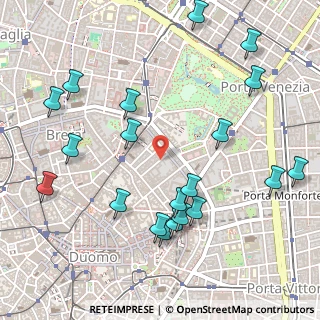 Mappa Via Gesù, 20121 Milano MI, Italia (0.6075)