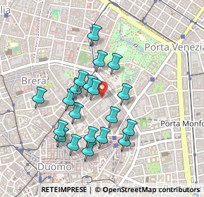 Mappa Via Gesù, 20121 Milano MI, Italia (0.406)