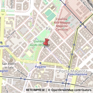 Mappa Via Alberto da Giussano, 23, 20145 Milano, Milano (Lombardia)