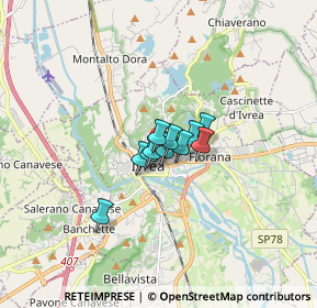 Mappa Piazza mercato, 10015 Ivrea TO, Italia (0.72909)