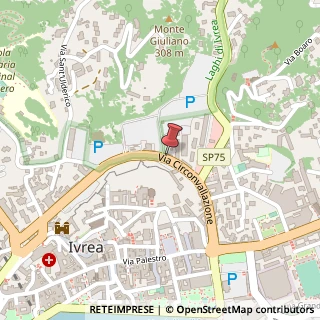 Mappa Via Circonvallazione, 56, 10015 Ivrea, Torino (Piemonte)