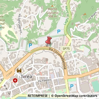 Mappa Via Circonvallazione, 58, 10015 Ivrea, Torino (Piemonte)