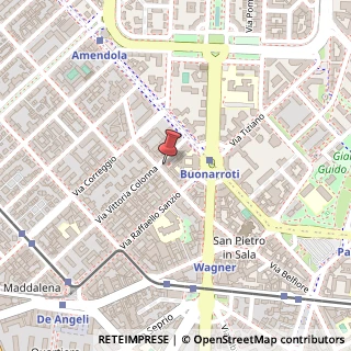 Mappa Via Vittoria Colonna, 11, 20149 Milano, Milano (Lombardia)