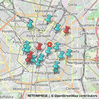 Mappa Via S. Primo, 20121 Milano MI, Italia (1.8075)