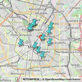 Mappa Via S. Primo, 20121 Milano MI, Italia (1.4025)