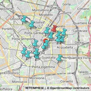 Mappa Via S. Primo, 20121 Milano MI, Italia (1.48353)