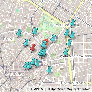 Mappa Via S. Primo, 20121 Milano MI, Italia (0.47)