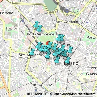Mappa Via Stefano Jacini, 20121 Milano MI, Italia (0.6095)