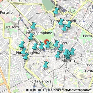 Mappa Via Stefano Jacini, 20121 Milano MI, Italia (0.9385)