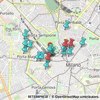 Mappa Via Stefano Jacini, 20121 Milano MI, Italia (0.7225)