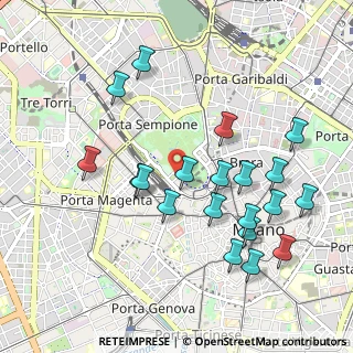 Mappa Via Stefano Jacini, 20121 Milano MI, Italia (1.0255)