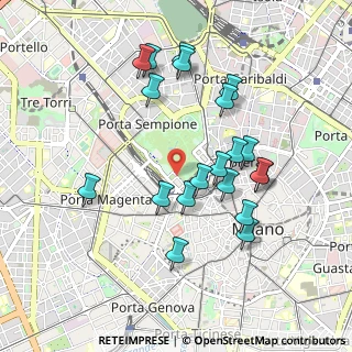 Mappa Via Stefano Jacini, 20121 Milano MI, Italia (0.914)