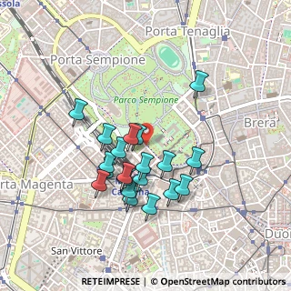 Mappa Via Stefano Jacini, 20121 Milano MI, Italia (0.394)