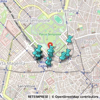 Mappa Via Stefano Jacini, 20121 Milano MI, Italia (0.3305)
