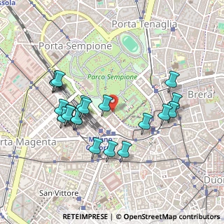 Mappa Via Stefano Jacini, 20121 Milano MI, Italia (0.467)