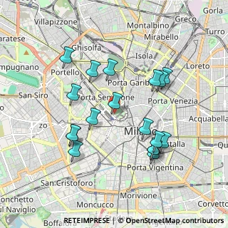Mappa Via Stefano Jacini, 20121 Milano MI, Italia (1.83278)
