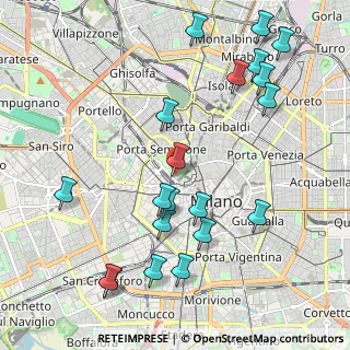 Mappa Via Stefano Jacini, 20121 Milano MI, Italia (2.3925)
