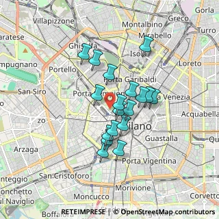 Mappa Via Stefano Jacini, 20121 Milano MI, Italia (1.32667)